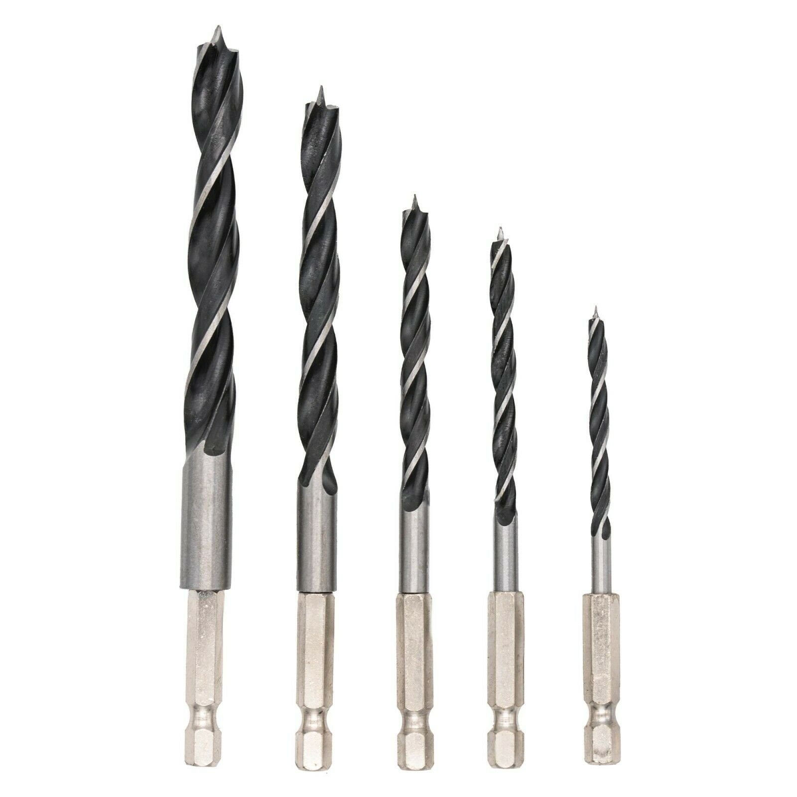 BENSON Holzbohrer Holzbohrer Spiralbohrer Bohrersatz Bit Bohrer, (5-tlg), S günstig online kaufen