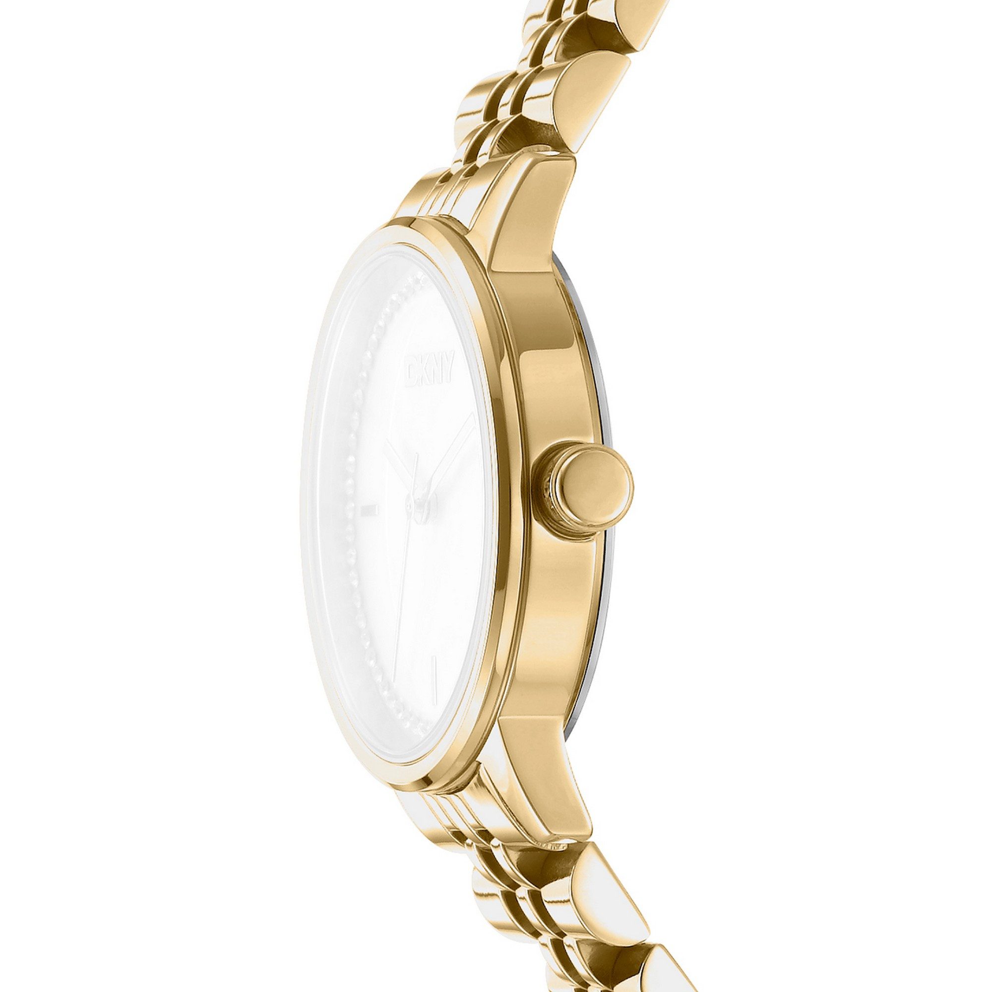 DKNY Quarzuhr Everyday DK1L086M0055, Armbanduhr, Damenuhr, Edelstahlarmband, analog