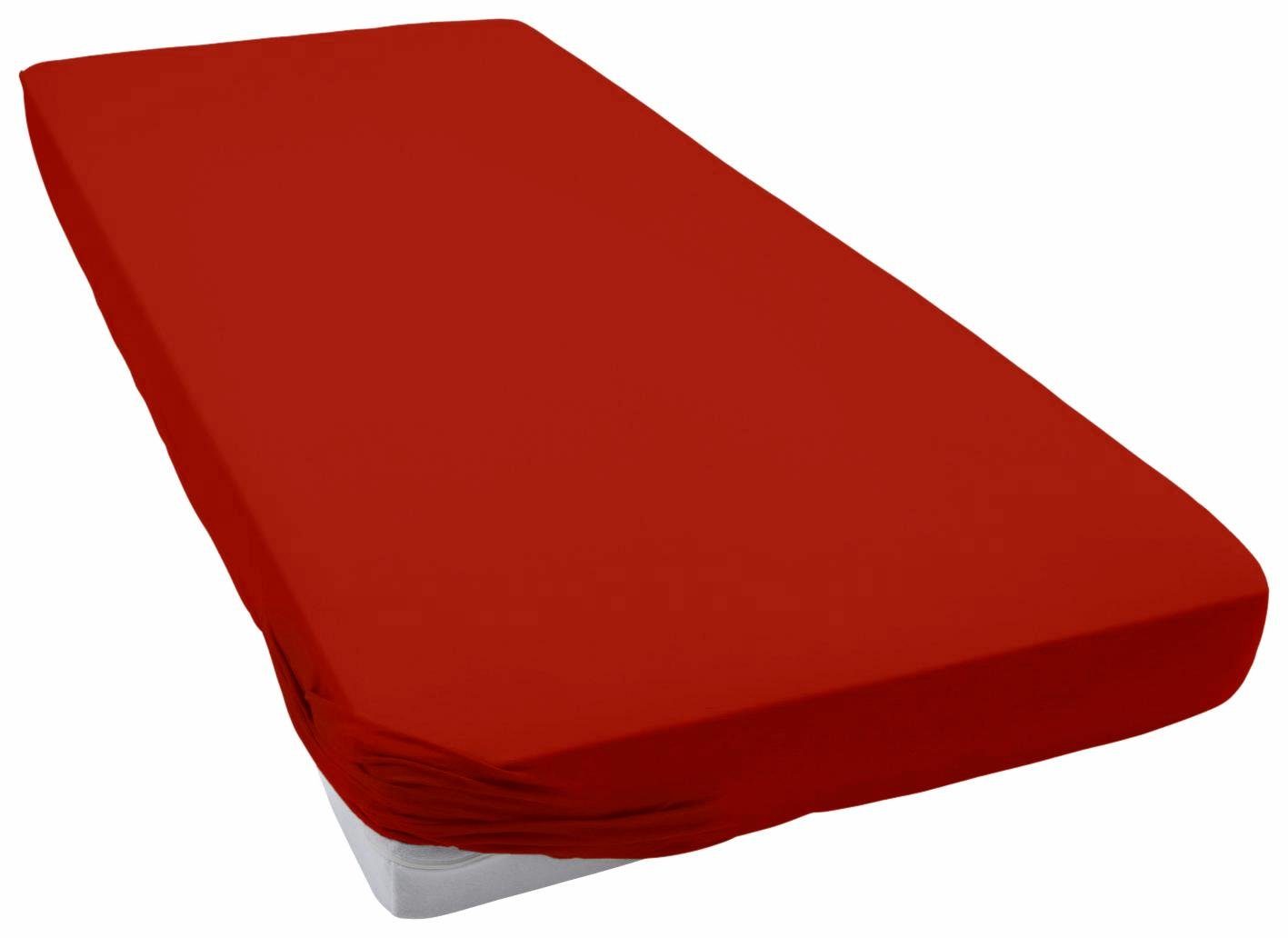 Estella Spannbettlaken Jersey Topper aus Baumwolle mit Elasthan, Jersey, Gummizug: rundum, (1 Stück), für Topper bis 10 cm Höhe