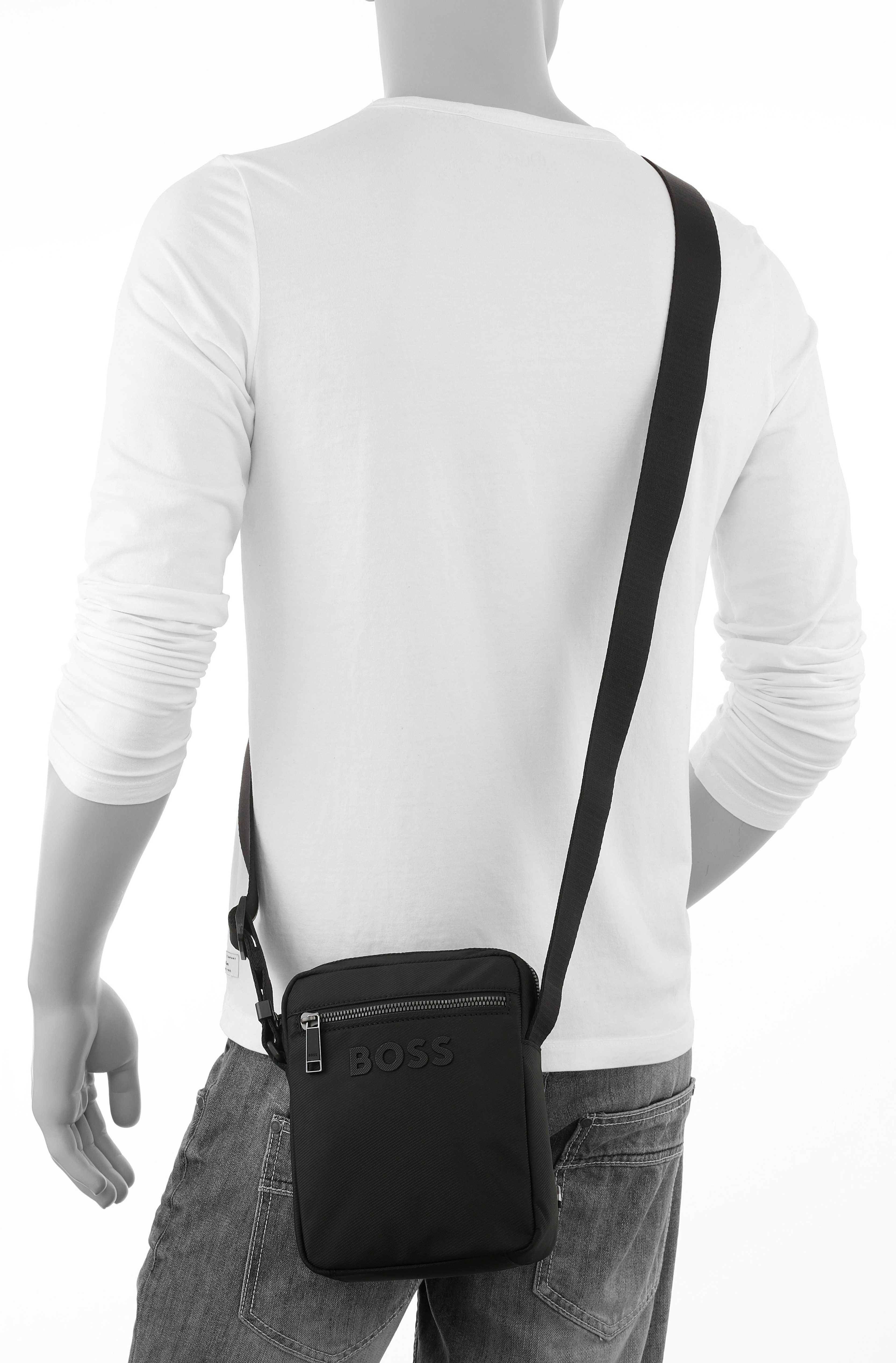 BOSS Umhängetasche Catch 3,0, Mini Bag, Cross Body, Umhängetasche mit Außentasche
