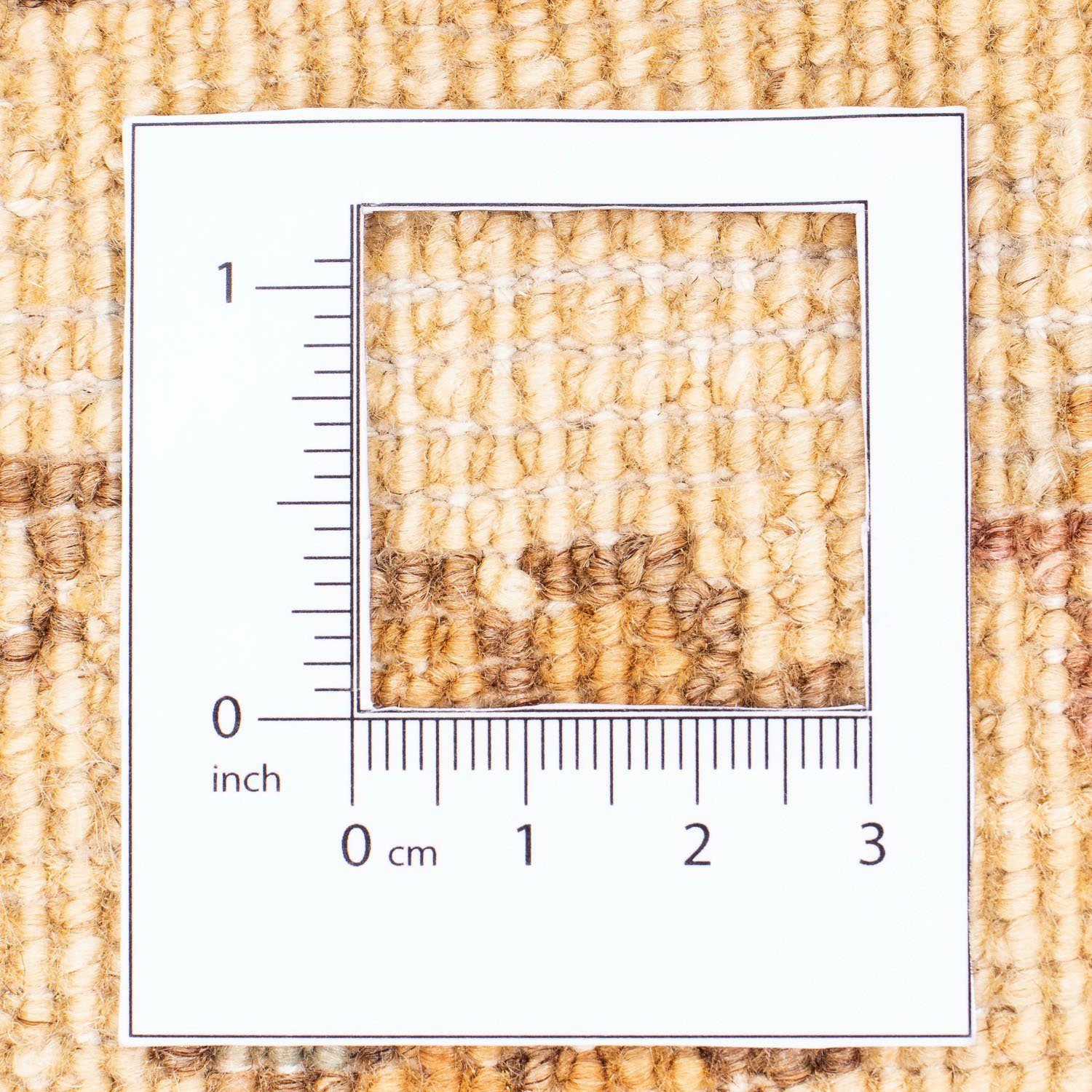Orientteppich Ziegler Zertifikat morgenland, 77 Einzelstück mm, mit 297 - x Handgeknüpft, - rechteckig, cm Wohnzimmer, 6 dunkelrot, Höhe