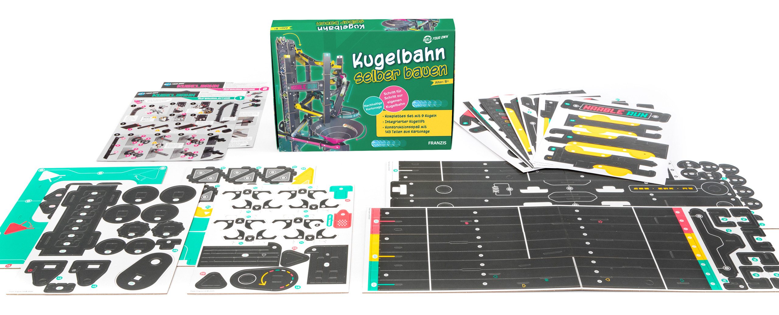 Franzis Modellbausatz Kugelbahn Bausatz