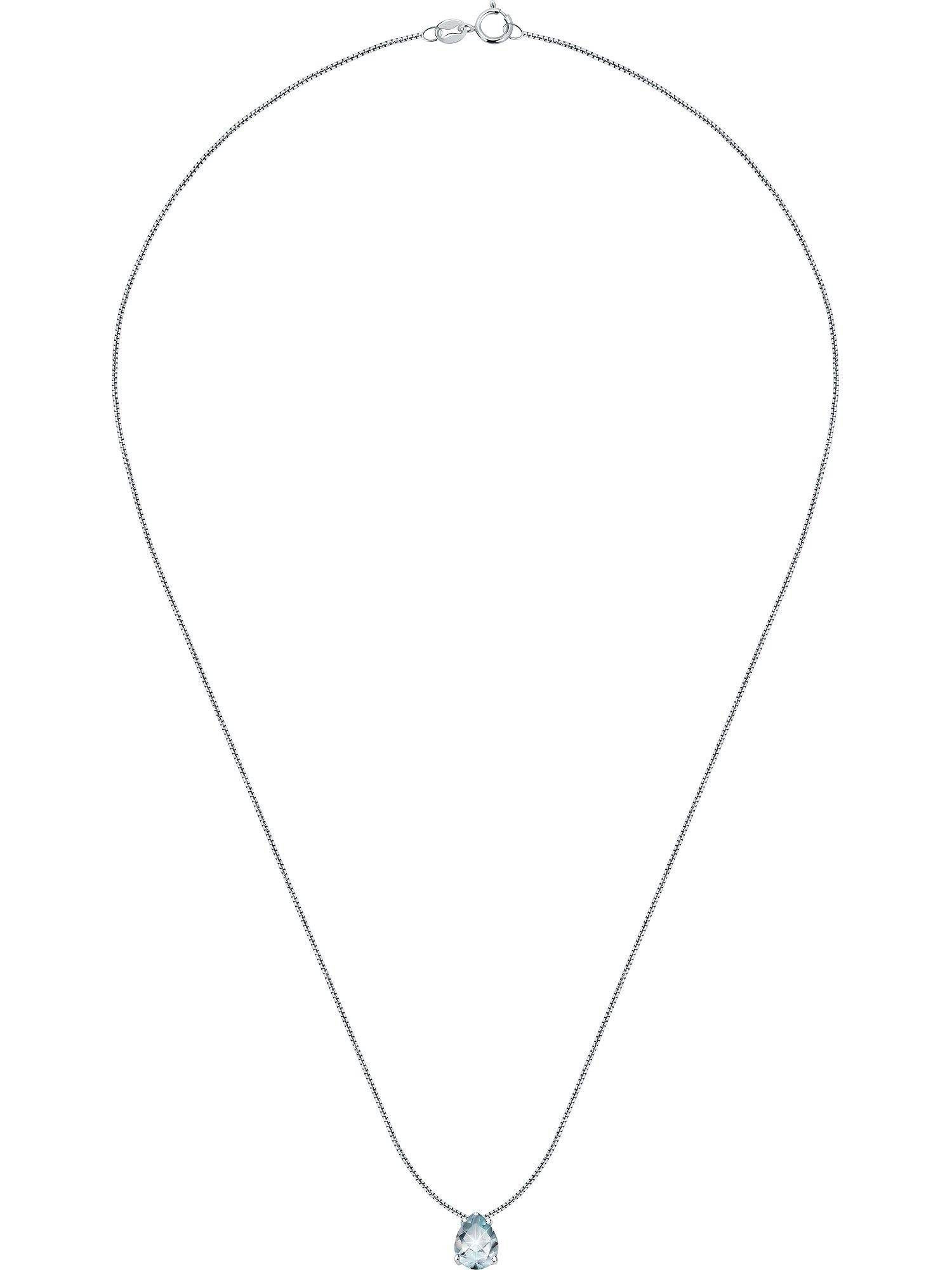 CHRIST Collier CHRIST Damen-Kette 585er Weißgold 1 Aquamarin günstig online kaufen