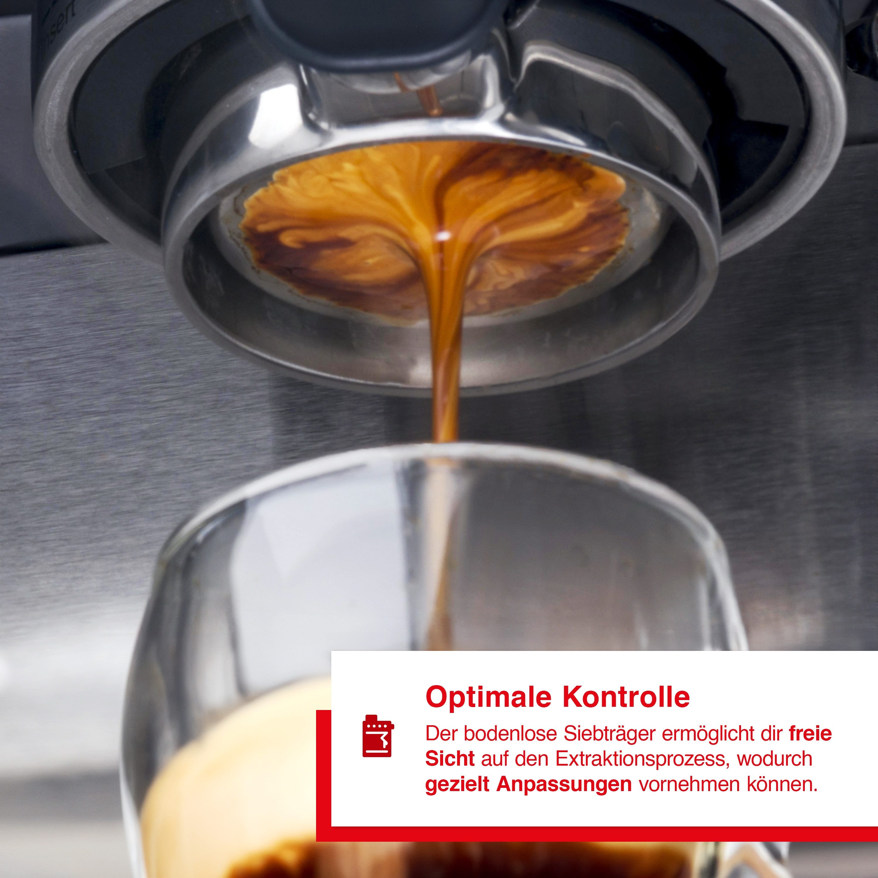 SOLIS OF SWITZERLAND Handfilter Zubehör Bodenloser Siebträger, Edelstahl, Zubehör für Solis Siebträgermaschine Typ 1019 und Typ 1170, für Solis Espressomaschinen Typ 1019, 1170