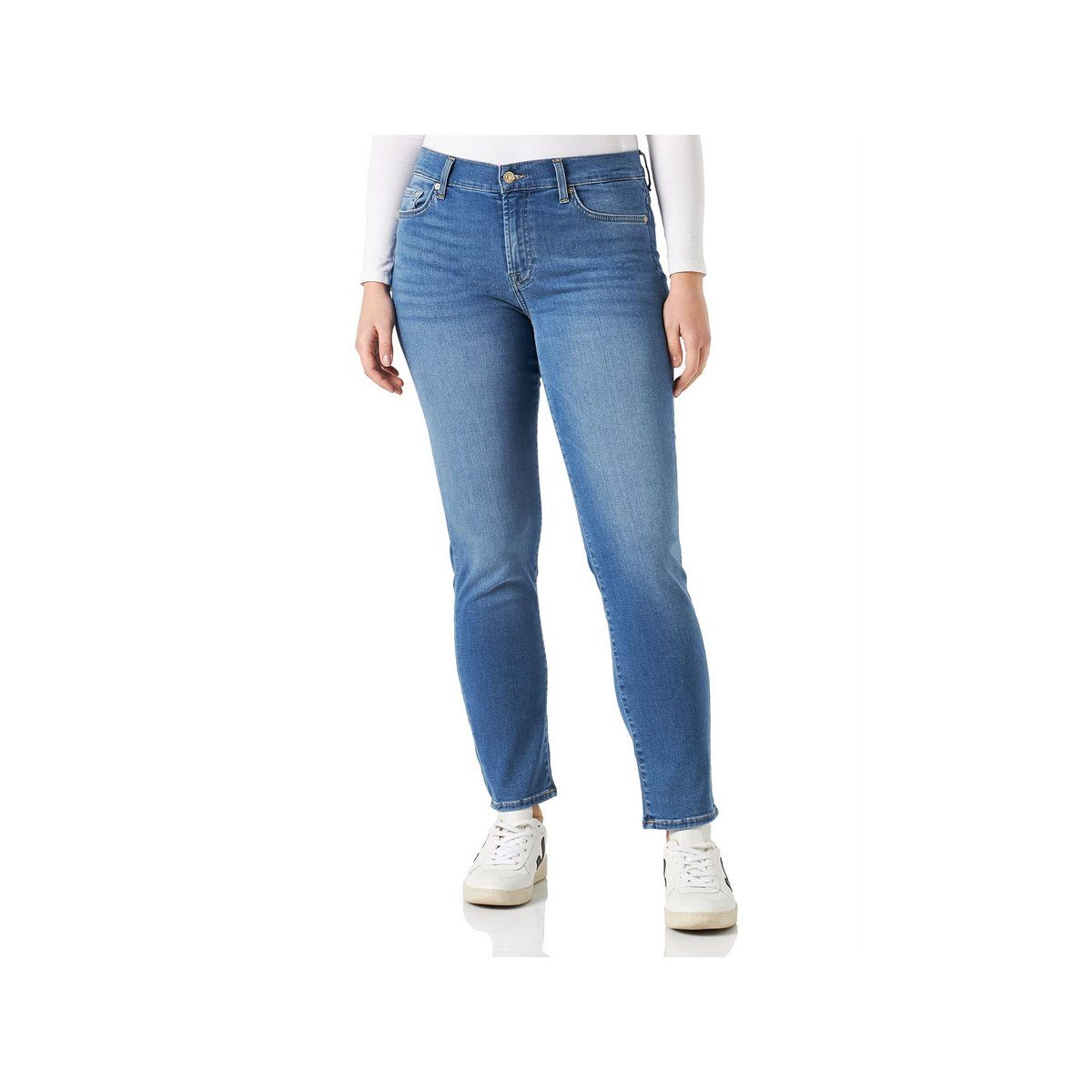 SEVEN FOR ALL MANKIND 5-Pocket-Jeans hell-blau (1-tlg)