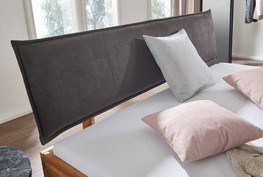 Main Möbel Massivholzbett Doppelbett 'Amelie' 180x200cm Wildeiche massiv