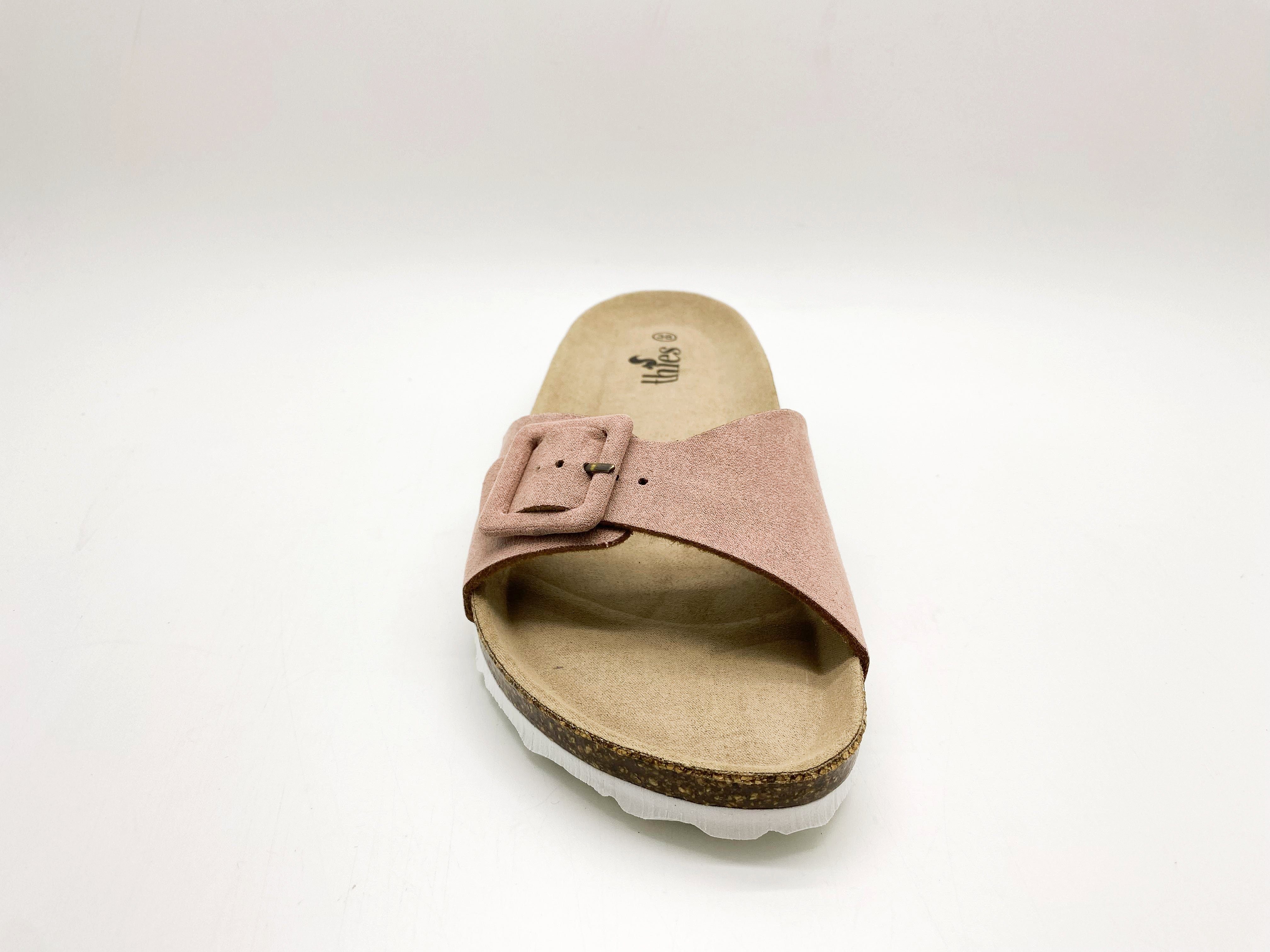 Sandal pink Light Vegan Sandale ® Strap Eco Bio 1856 Covered thies