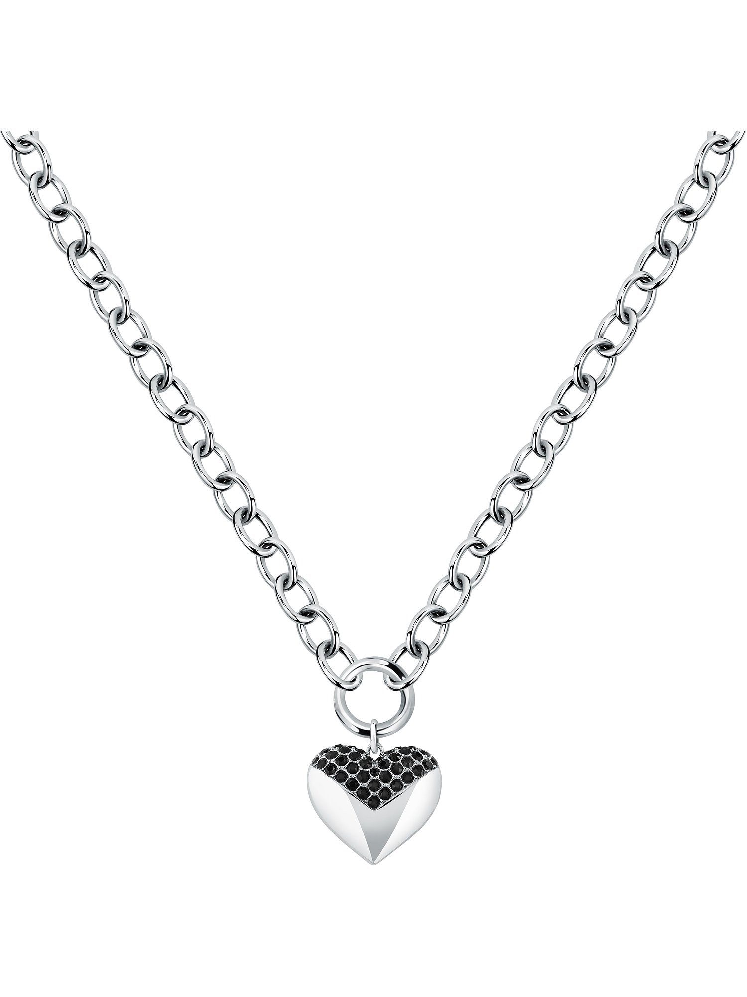 KARL LAGERFELD Collier Karl Lagerfeld Damen-Kette Edelstahl Kristall
