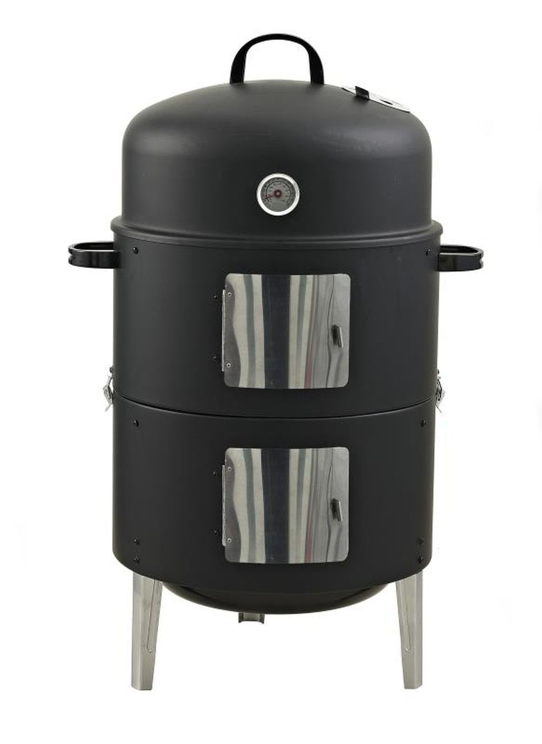 GLÜHZONE Holzkohlegrill RS 400, Smoker 3 in 1, BBQ, Grill, Feuerstelle