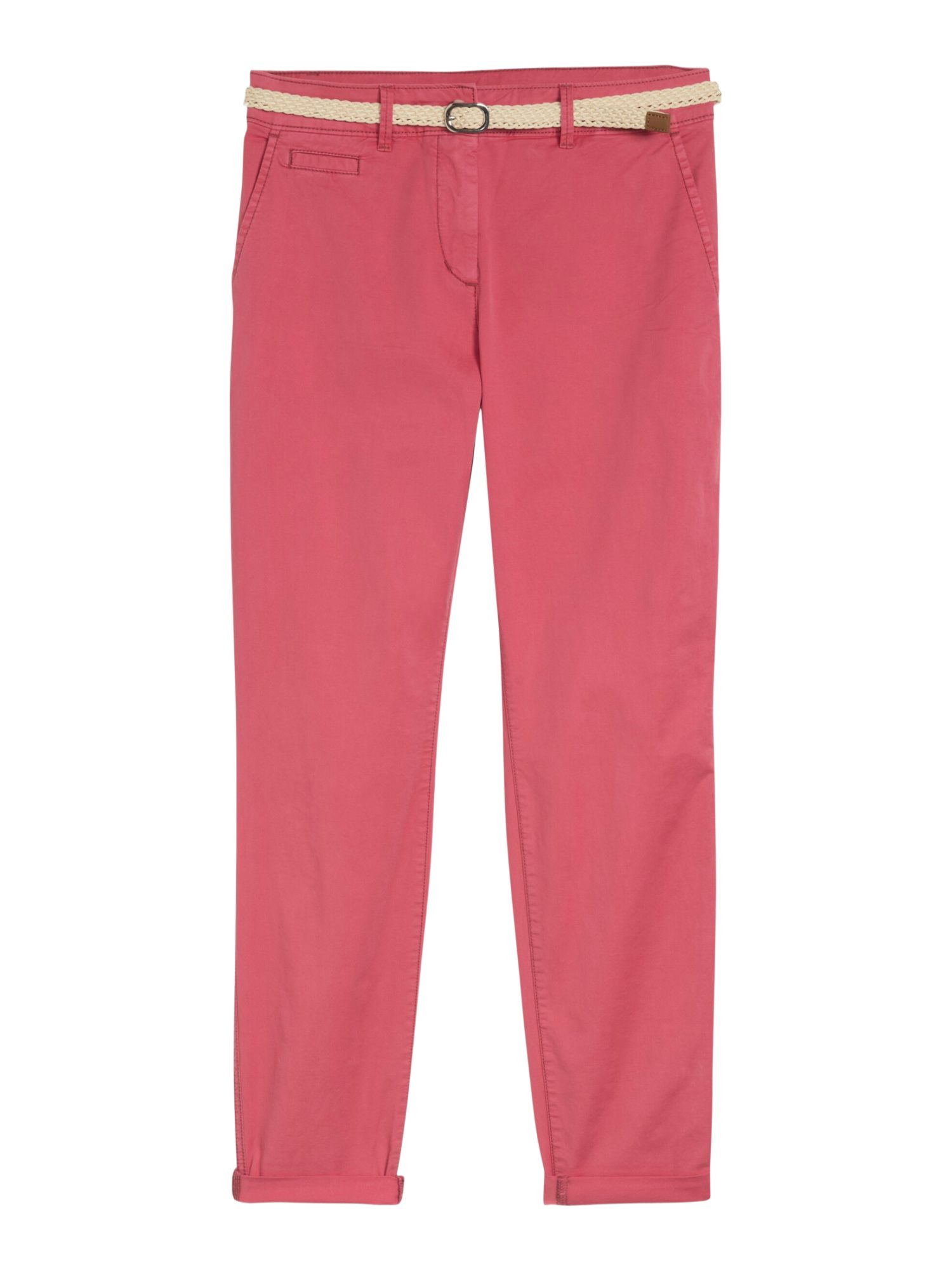 TOM TAILOR Bermudas H rosa,Casual,Baumwolle,Unifarben,Slim Fit,Mittel