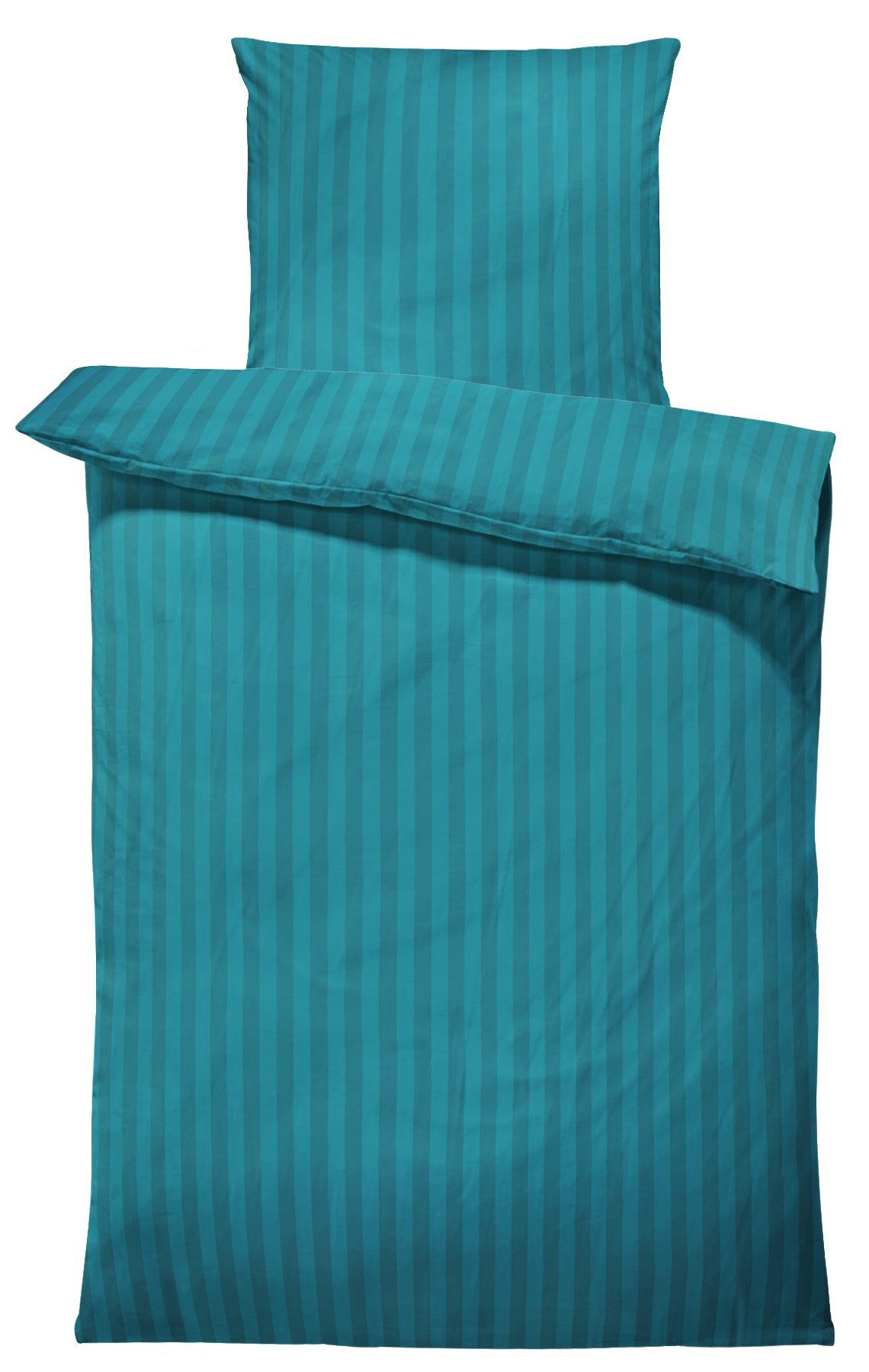 One Home Bettwäsche Damast, Mikrofaser, gestreift günstig online kaufen