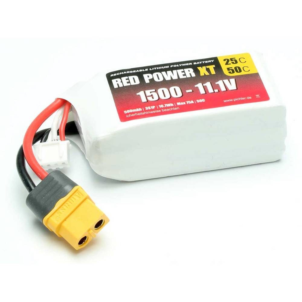 Power V LiPo Akku - Akku Red 11.1