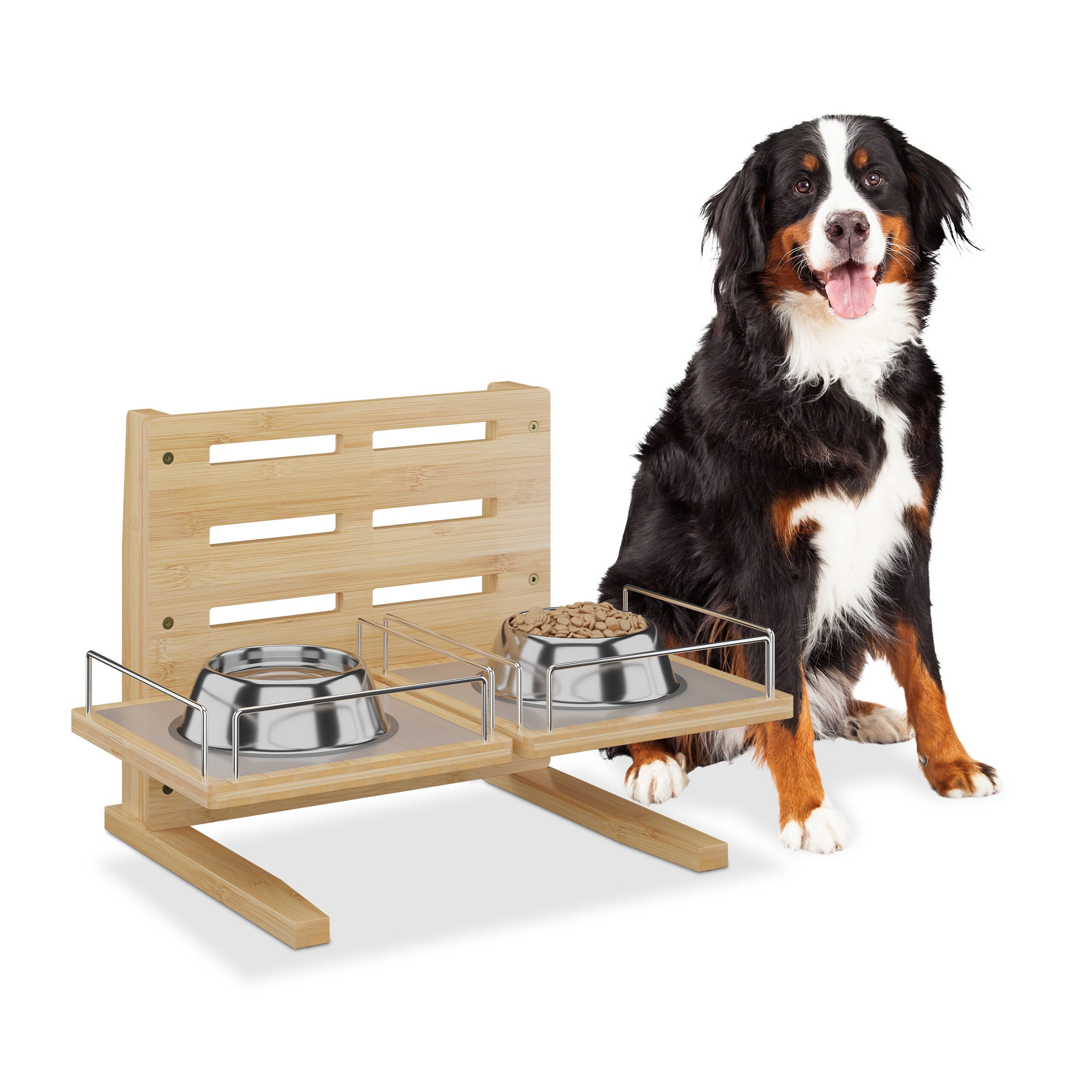 Futterstation für Hunde höhenverstellbar