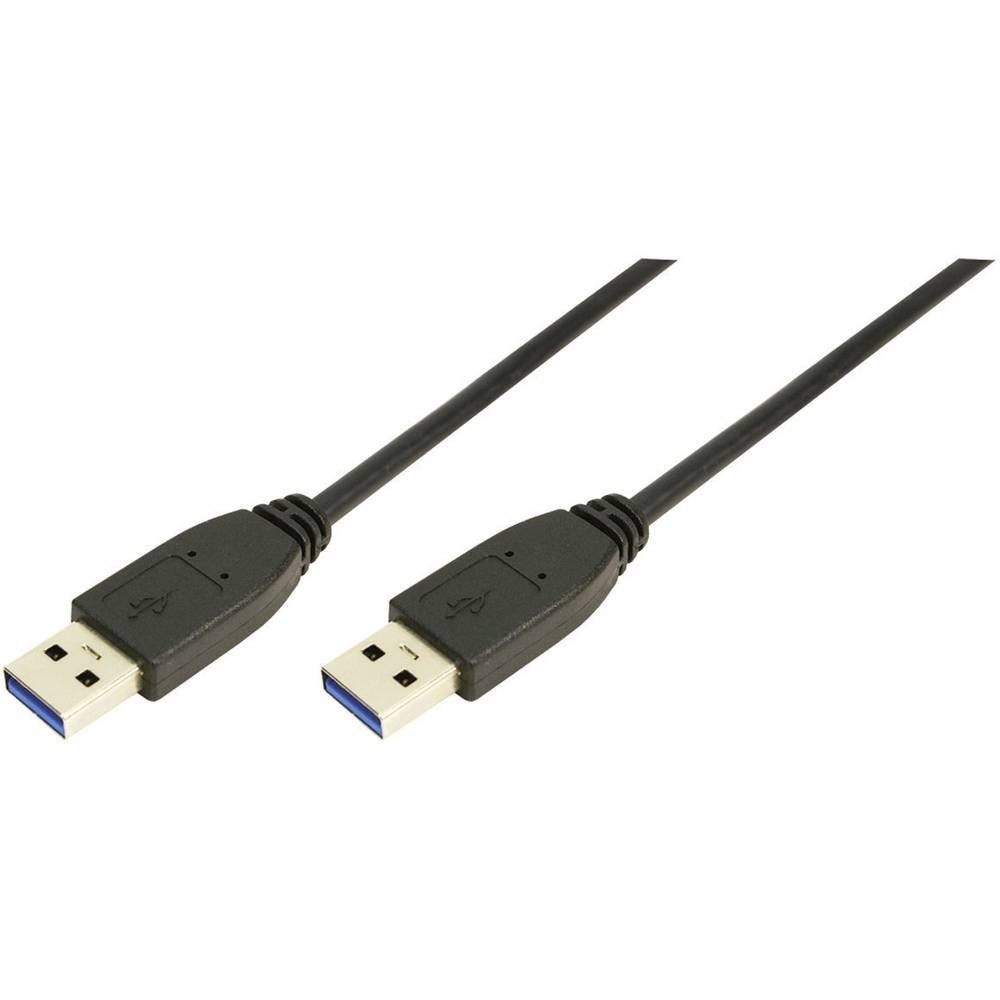 LogiLink ® USB 3 Anschlusskabel St A/St A 3 m USB-Kabel