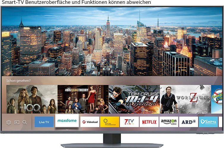 Smart-TV, Zoll, 4K, Quantum Prozessor Hub) Quantum LED-Fernseher cm/43 Samsung GQ43QN90CAT (108 Neural HDR, Neo Gaming
