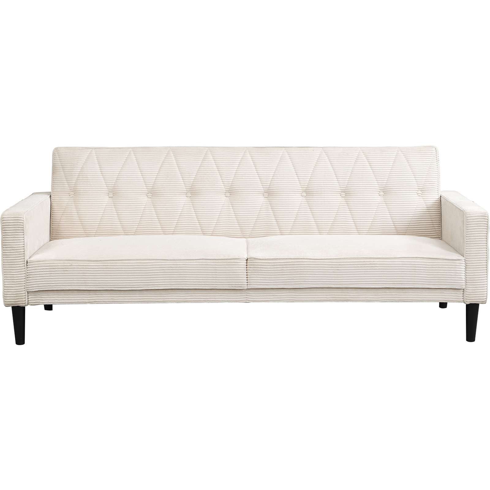 Dorel Home 3-Sitzer Avon, Schlafsofa 213cm, Bettfunktion (110/190cm), trend günstig online kaufen