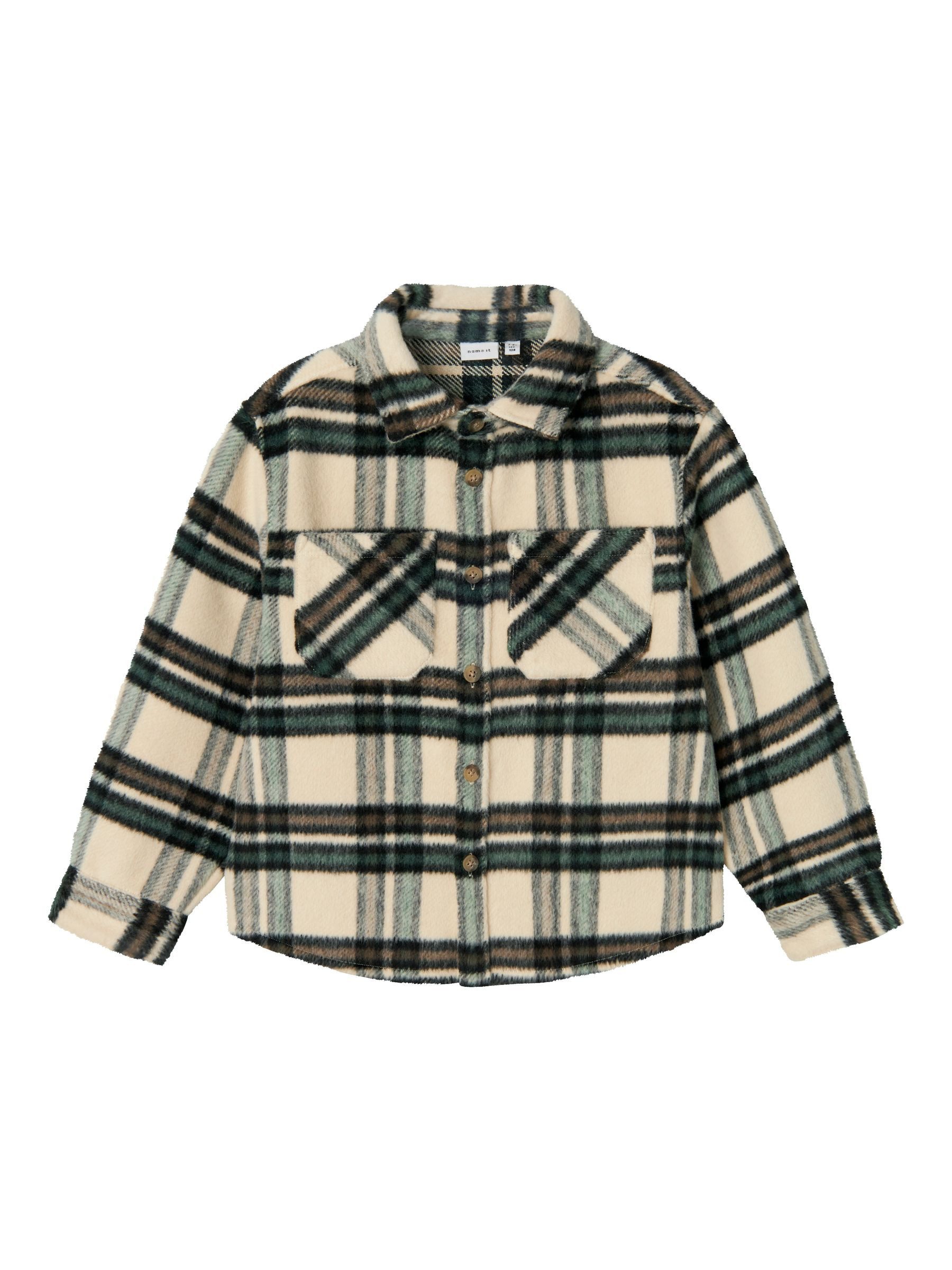 Name It Kurzjacke -Look Regular Fit Webware NKMREMOLLE LS OVERSHIRT