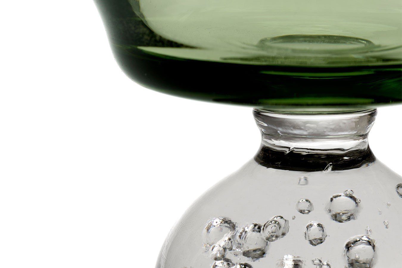 daslagerhaus living Wasserkrug Trinkglas Eternal grün-klar H cm 10 Snow