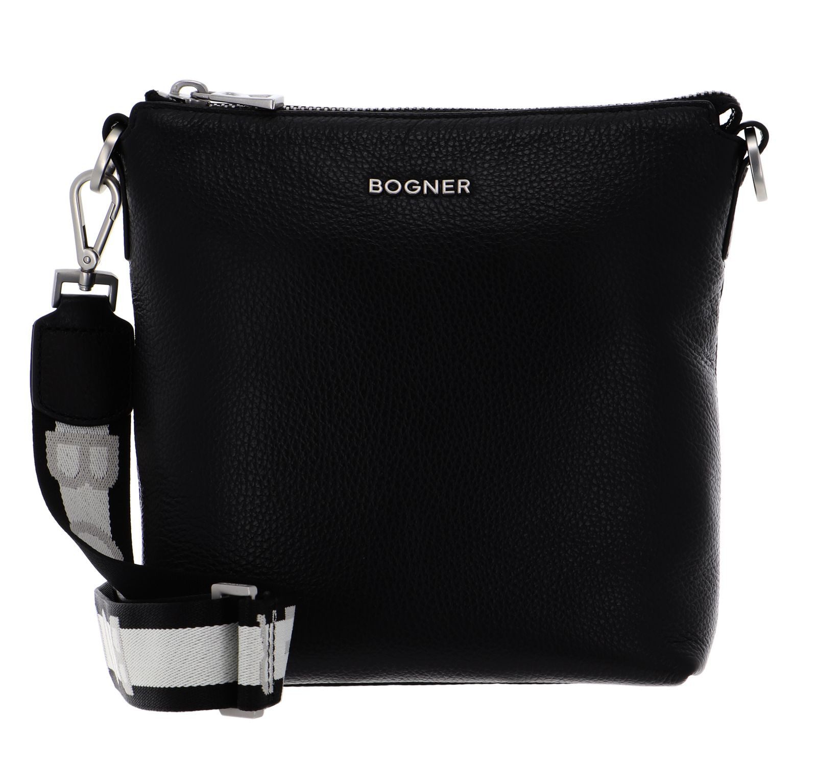 BOGNER Schultertasche Flavia Shoulderbag, aus echtem Leder