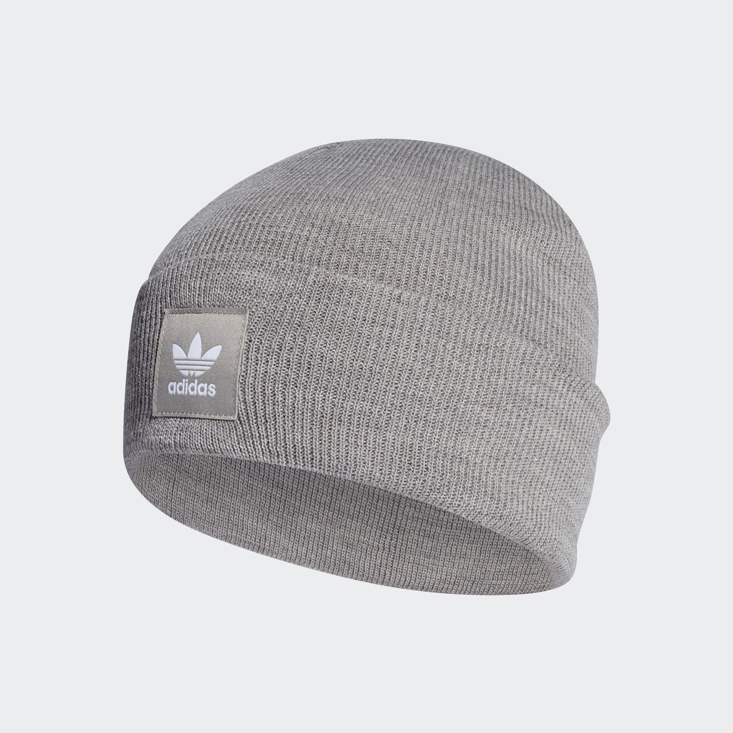 Outlet-Store adidas Originals Beanie ADICOLOR Grey Medium CUFF Heather MÜTZE