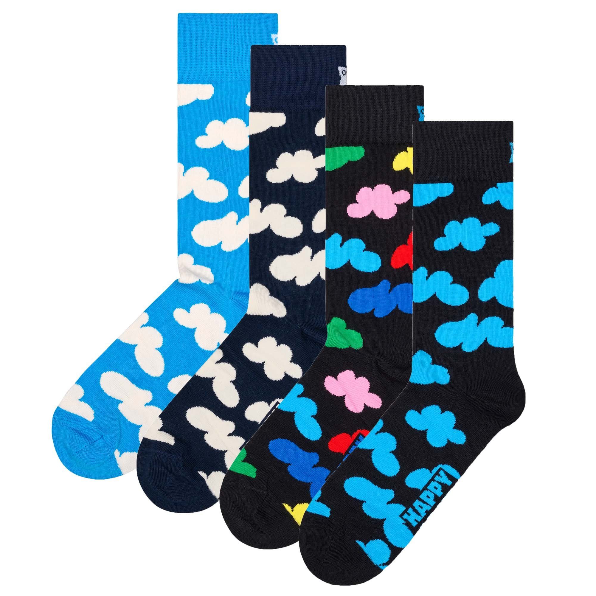 Happy Socks Kurzsocken Unisex Socken 4er Pack Baumwolle (Packung, 4er Pack) günstig online kaufen
