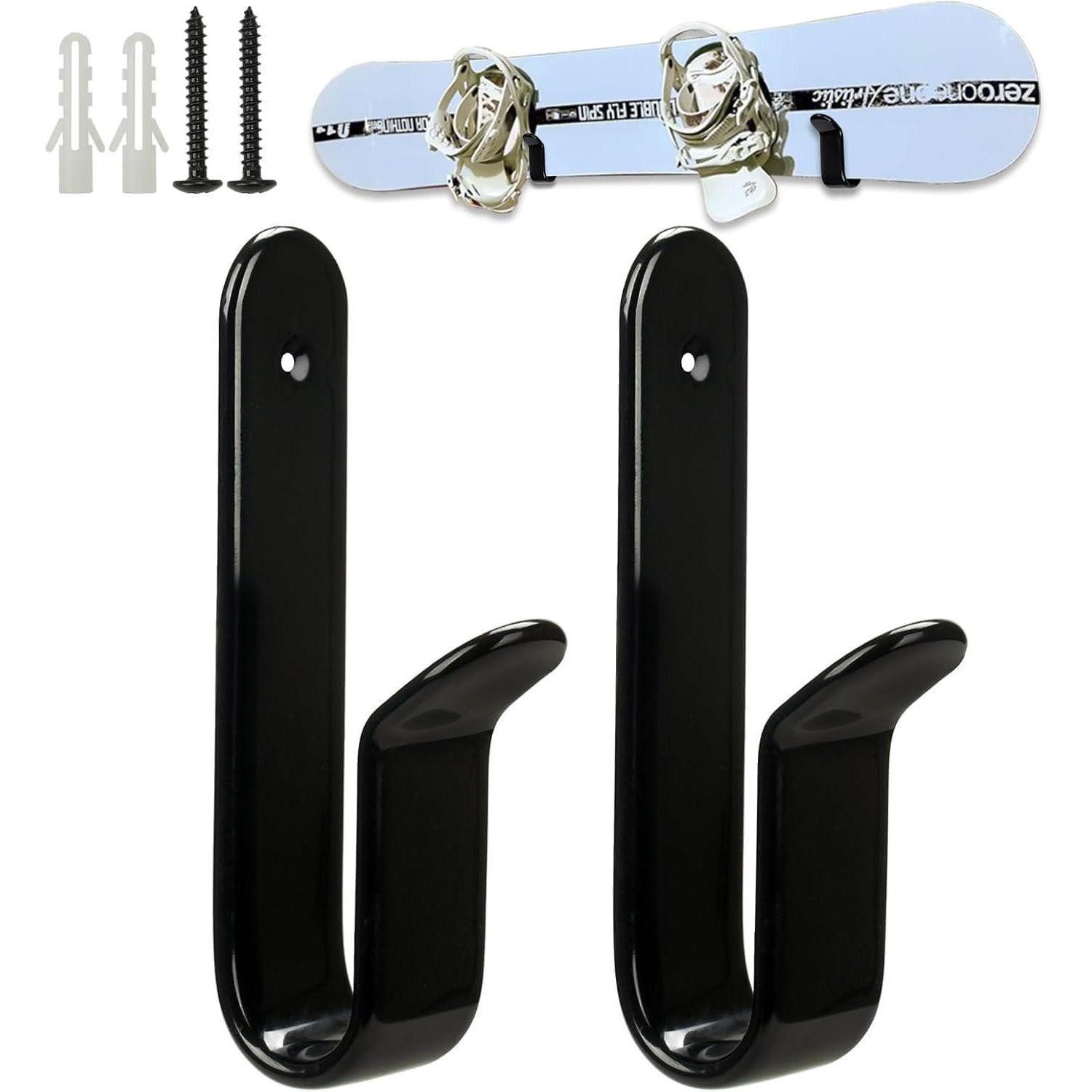 LuxusKollektion Longboard Ski/Snowboard Wandhalterung 2er Set