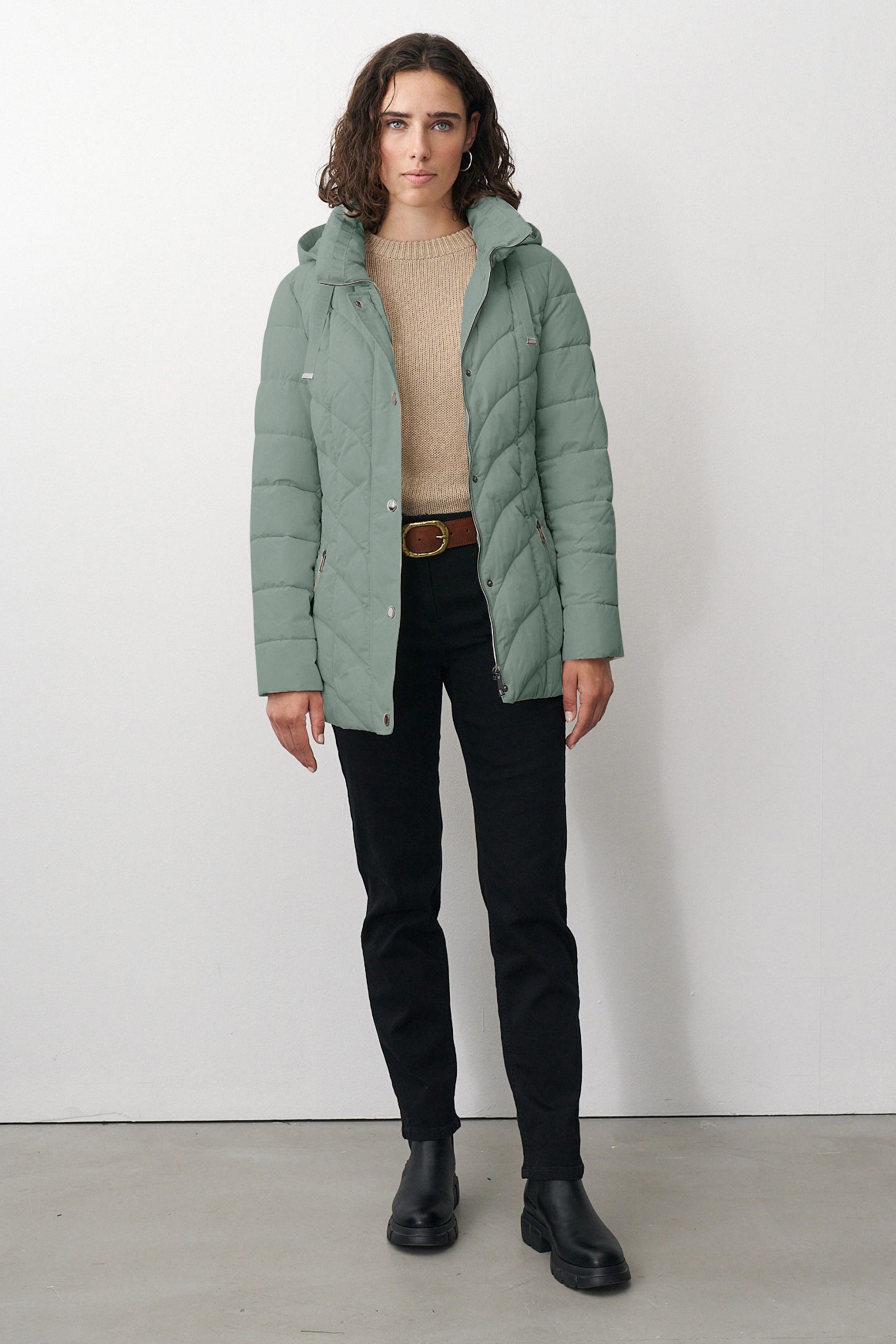 Barbara Lebek Steppjacke wattierte Damenjacke, Herbstjacke oder Langjacke