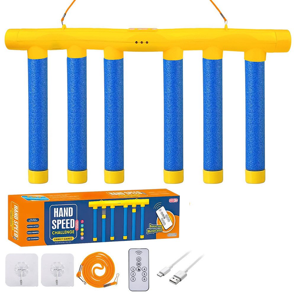 nsihing Spiel Reflex-Fallstäbe-Challenge-Spiel,Reflex Challenge Spiel, Hand Auge Koordinationsspiel,ideal für Kindergeburtstage