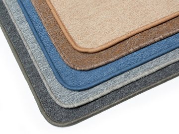 Bettumrandung MACAO Primaflor-Ideen in Textil, Höhe 4 mm, (3-tlg), Bettvorleger, Läufer-Set für das Schlafzimmer, Uni Farben