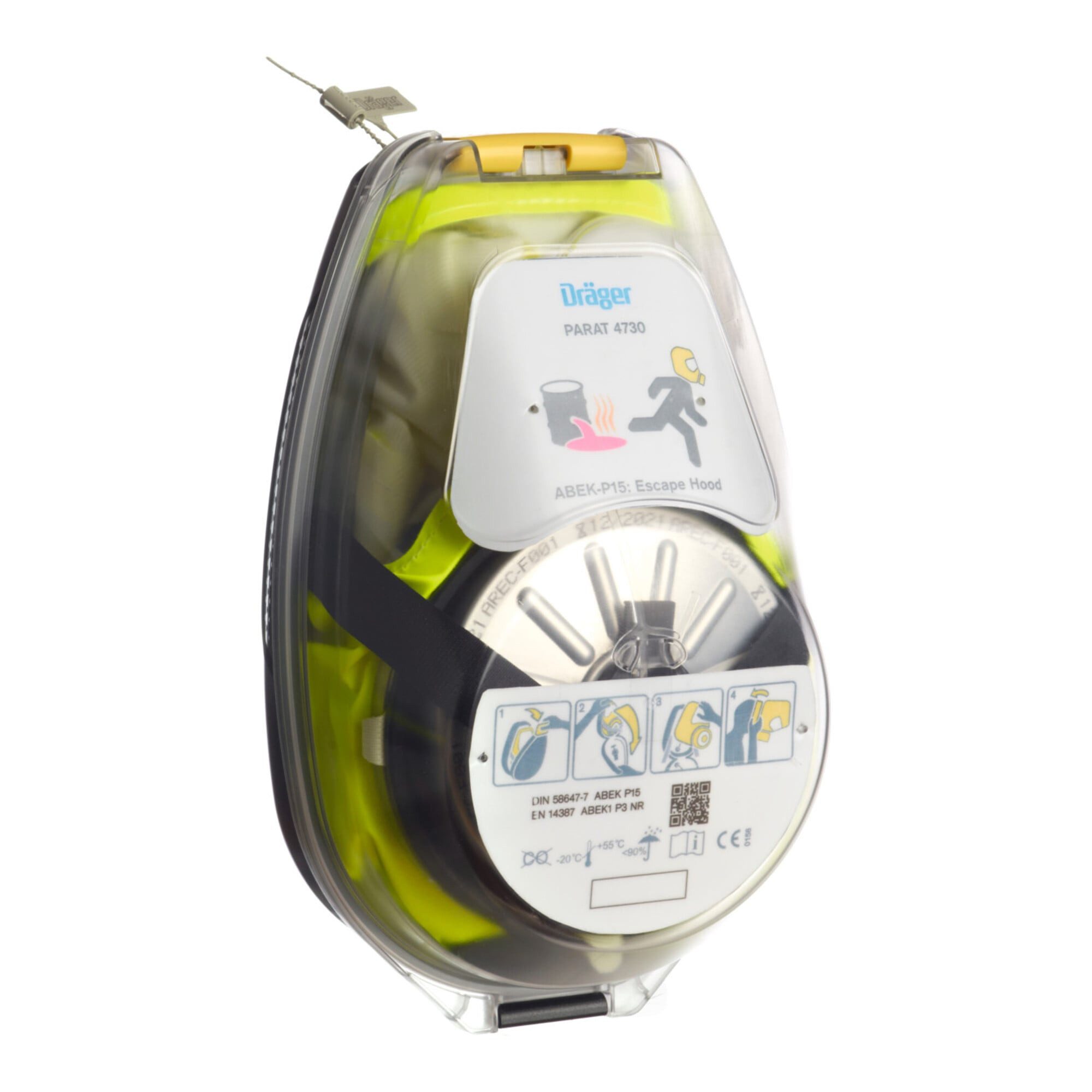 Dräger Filtereinsatz Dräger Safety Filterfluchthaube Parat 4700, Typ: HARD