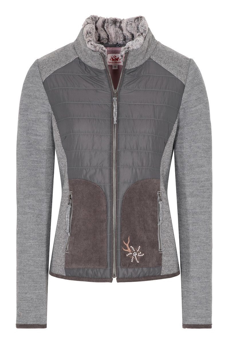 Outdoorjacke Trachtenjacke Damen - PORTUGAL - grau