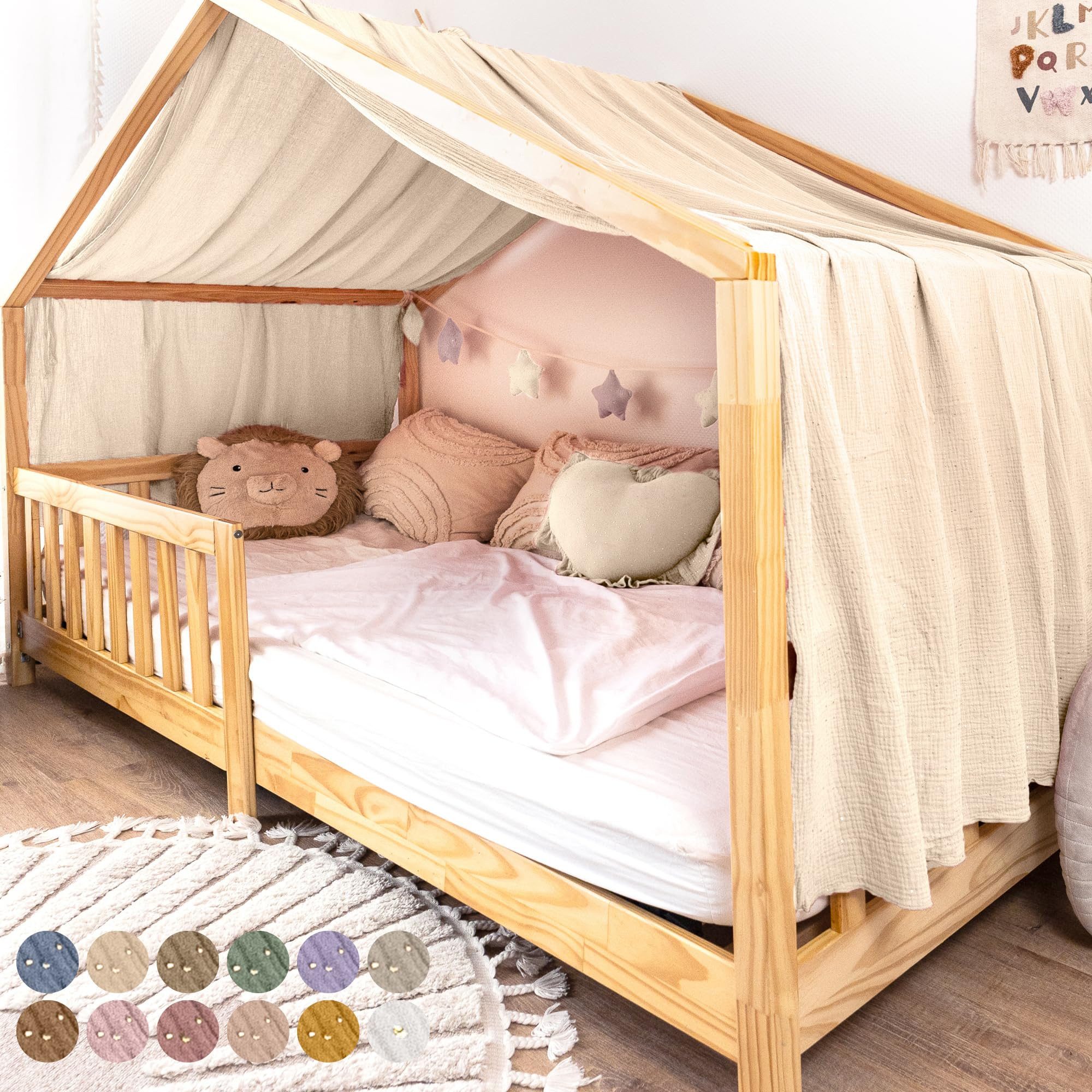 lilimaus Betthimmel Musselin Hausbett Himmel Kinderzimmer günstig online kaufen