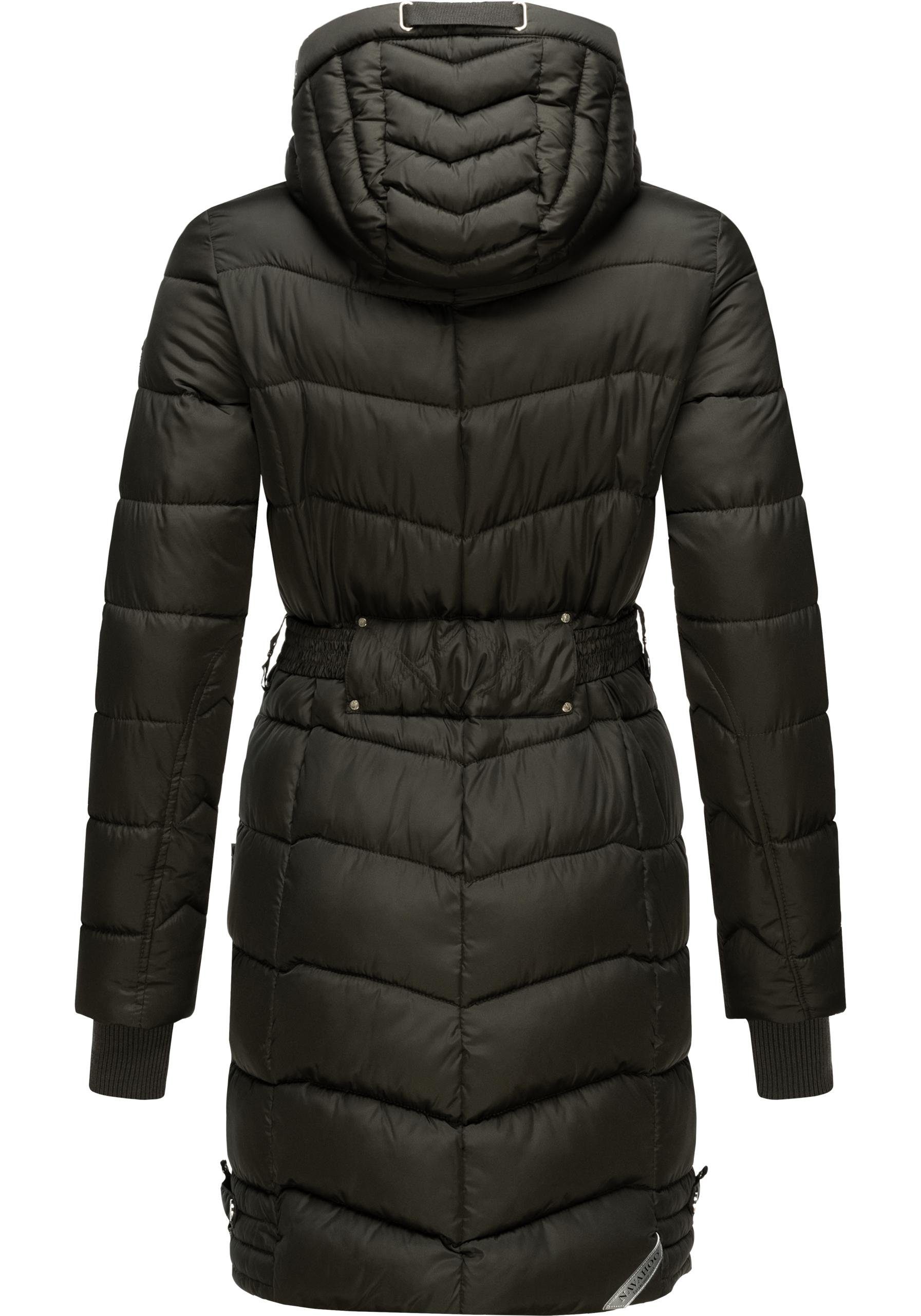 Navahoo Steppmantel Alpenveilchen Stylischer Wintermantel mit schicken Details