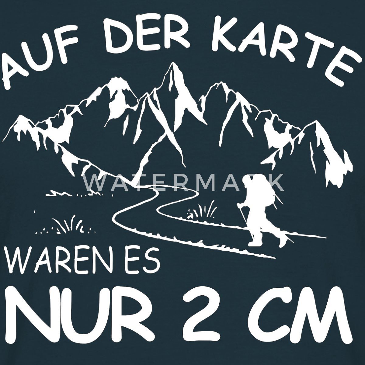 Spreadshirt T-Shirt Wandern Lustiger Spruch Wanderer Berge Geschenk Männer T-Shirt (1-tlg)