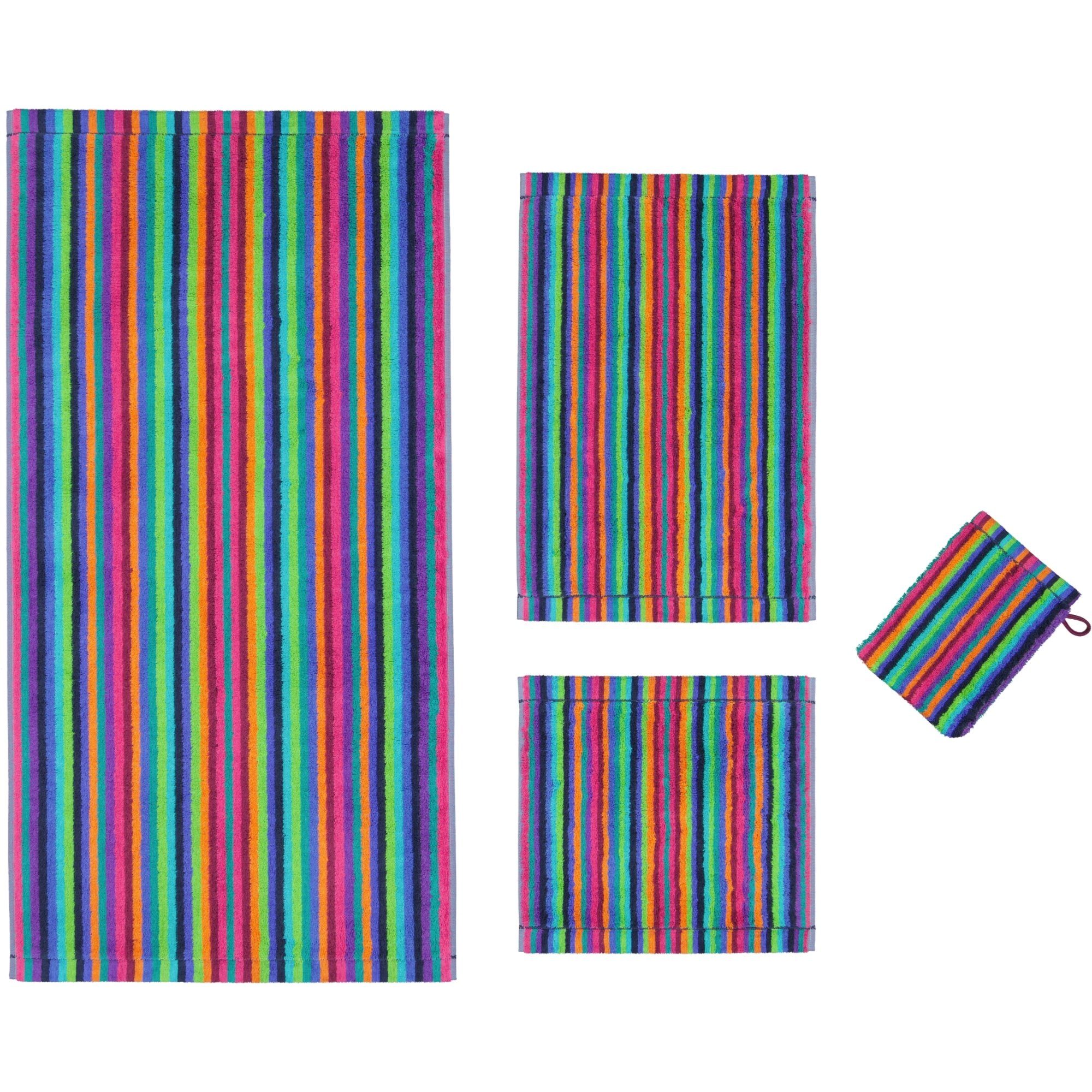 Cawö Handtücher Life Style 100% - 7048, Baumwolle Streifen multicolor 84