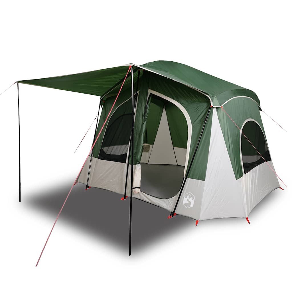 Kuppelzelt Campingzelt 5 Personen Grün Wasserdicht