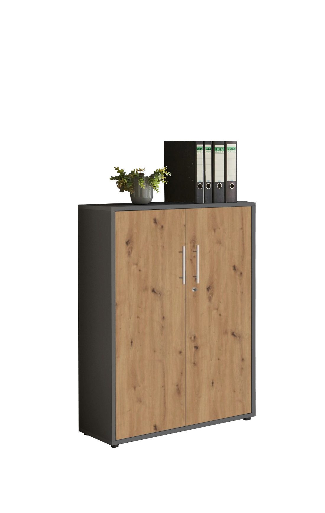 BMG Möbel Aktenschrank Office Edition 3 OH, abschließbar, Hochglanz lackiert oder matt