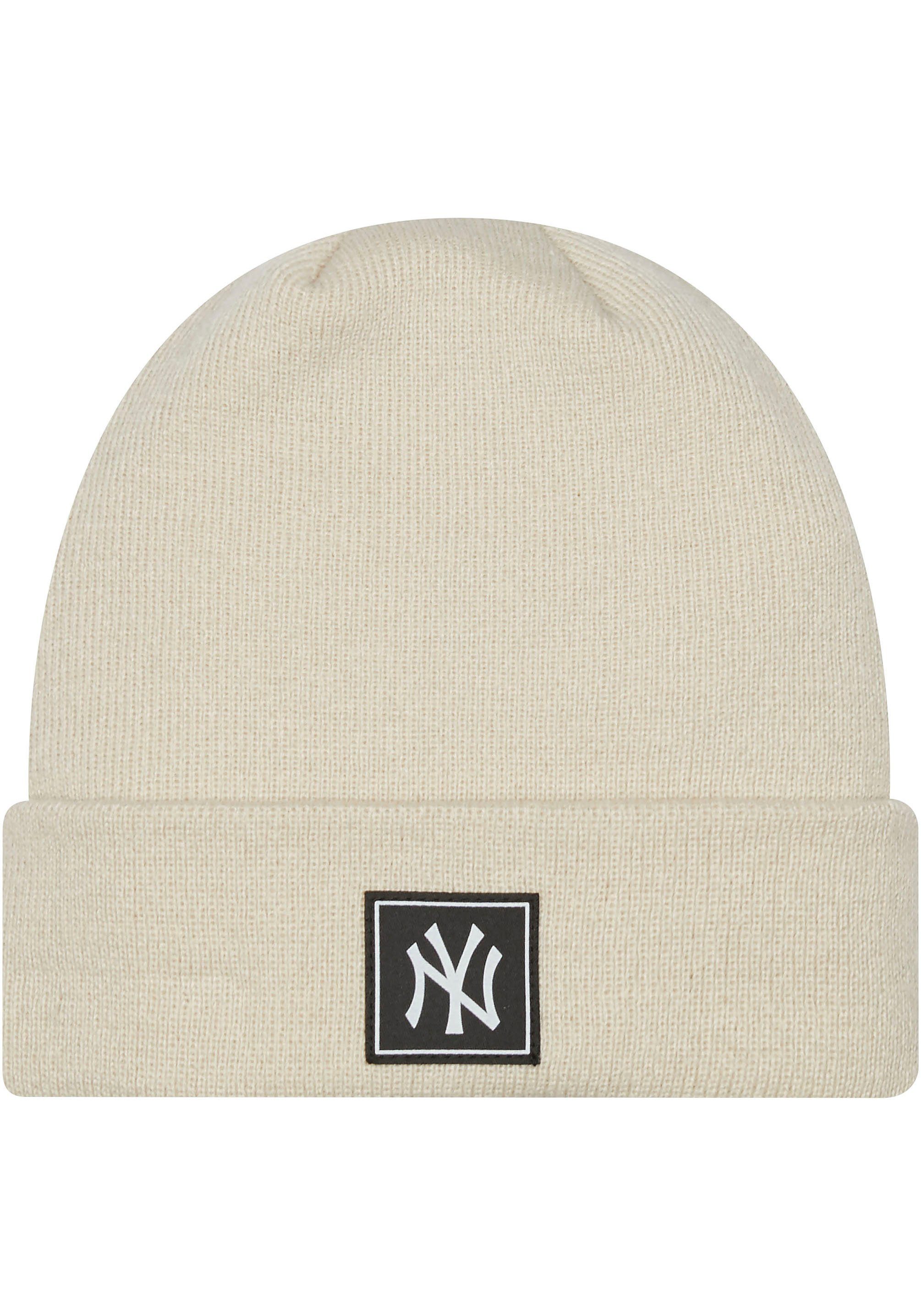 New Era Strickmütze beige