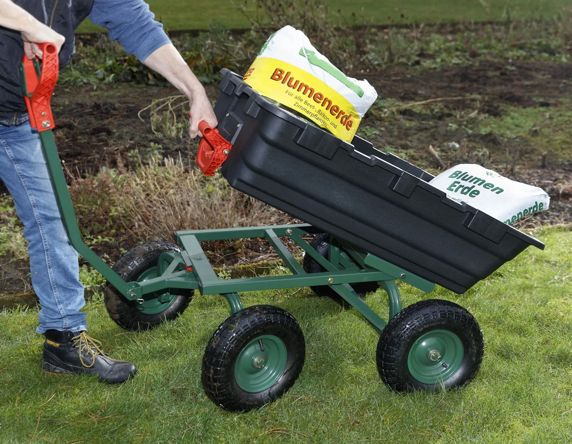 Westfalia Werkzeug Transportwagen Garten Transportwagen GMGW550