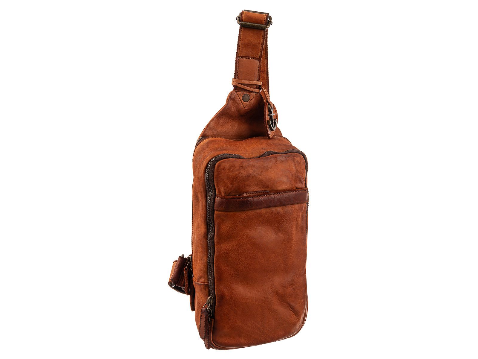 HARBOUR 2nd Umhängetasche UP13126 Sling Bag Style PHOENIX Umhängetasche (ein Stück, 1-tlg., ca. B/H/T 22/41/2 cm), Leder
