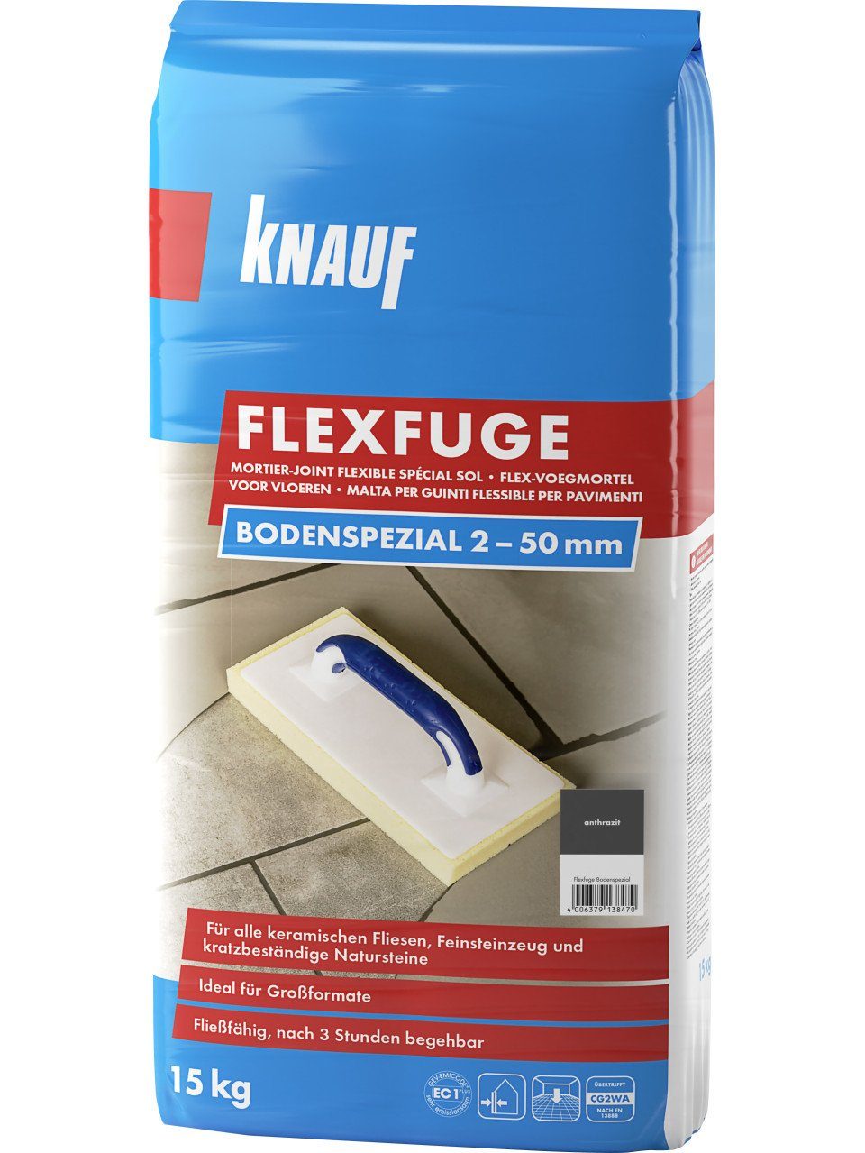 KNAUF Fugenmörtel Knauf Fugenmörtel Flexfuge Bodenspezial 2 - 50 mm