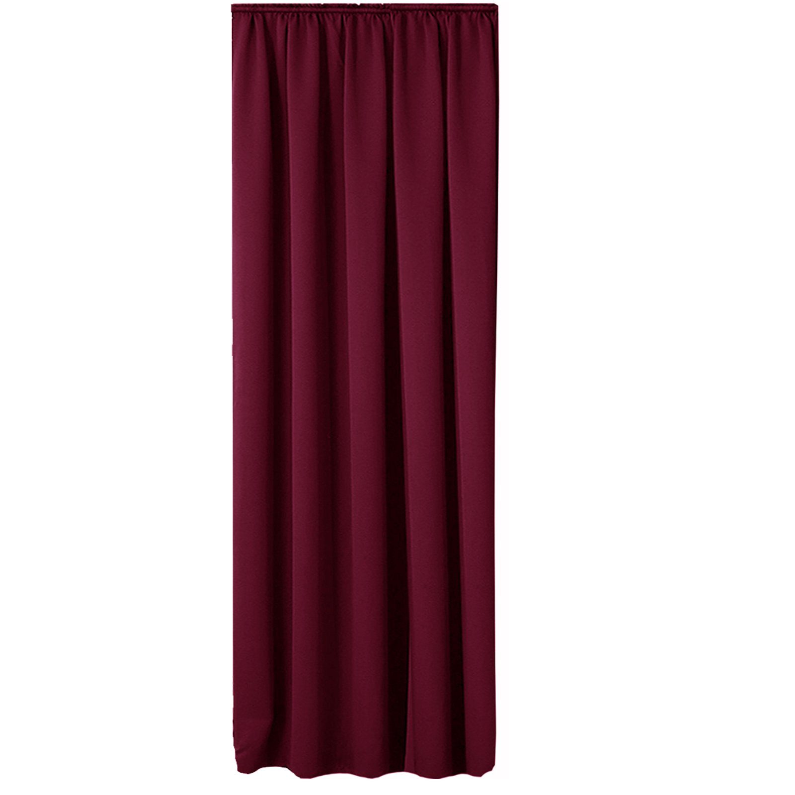 JEMIDI Gardine Vorhang blickdicht, 140x245cm, Kräuselband, günstig online kaufen