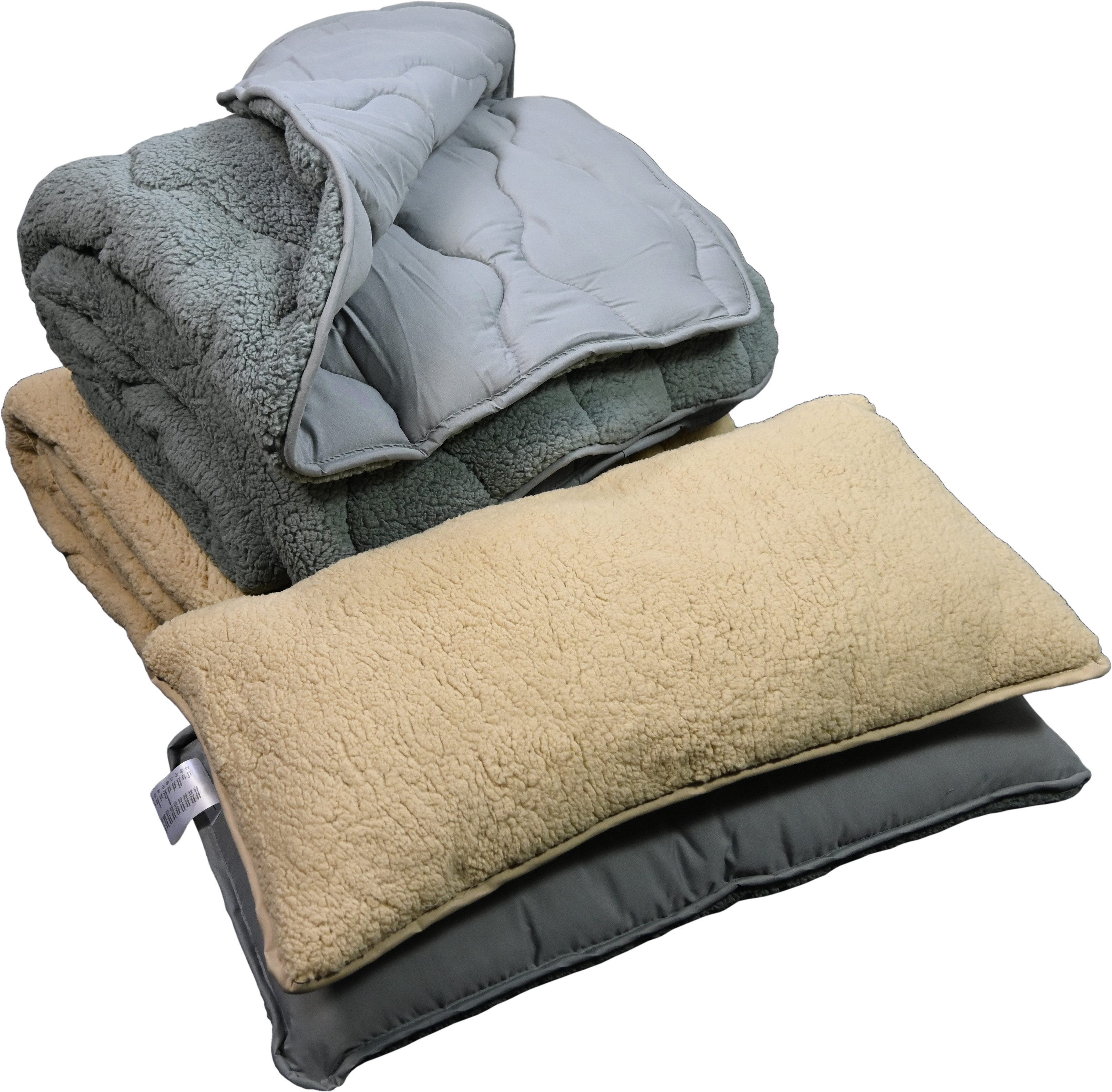 OTTO home Microfaserkissen Elvia, Teddy Plüsch Kissen, Füllung: Polyester, Bezug: Polyester, in 40x80 & 80x80 cm erhältlich