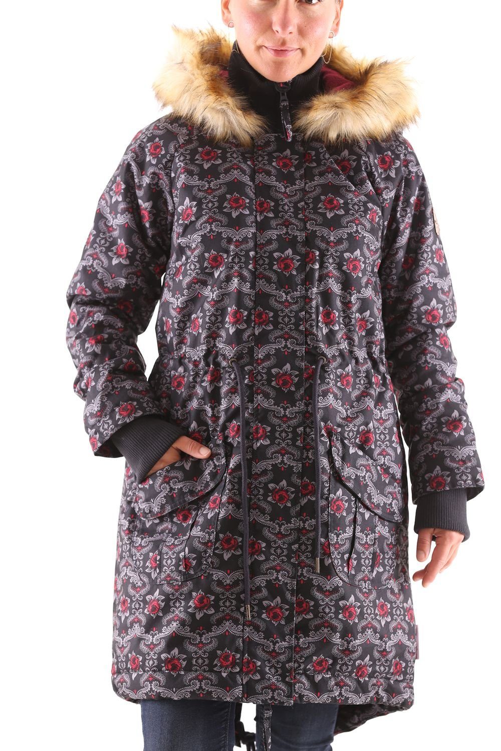 Blutsgeschwister Softshelljacke Blutsgeschwister Winter Wonder Woods Parka Damen Jacke Mantel