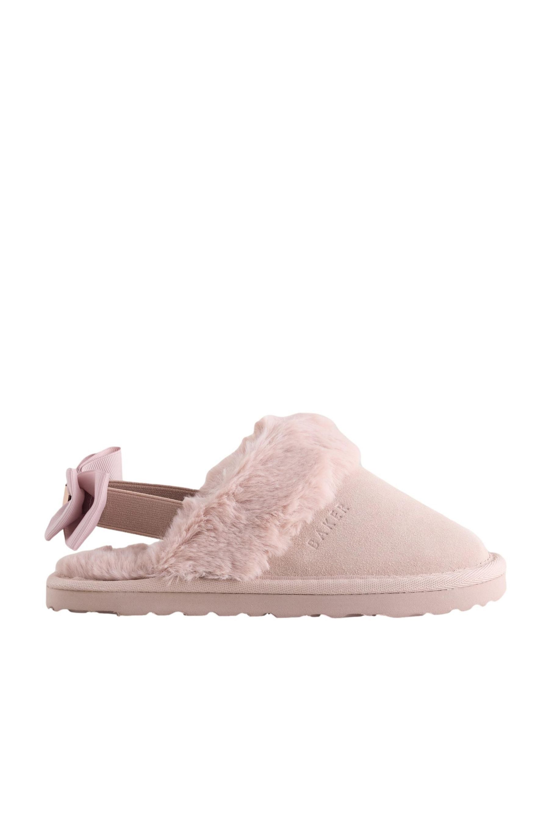 Baker by Ted Baker Baker by Ted Baker Veloursleder-Pantoletten Hausschuh (1-tlg)