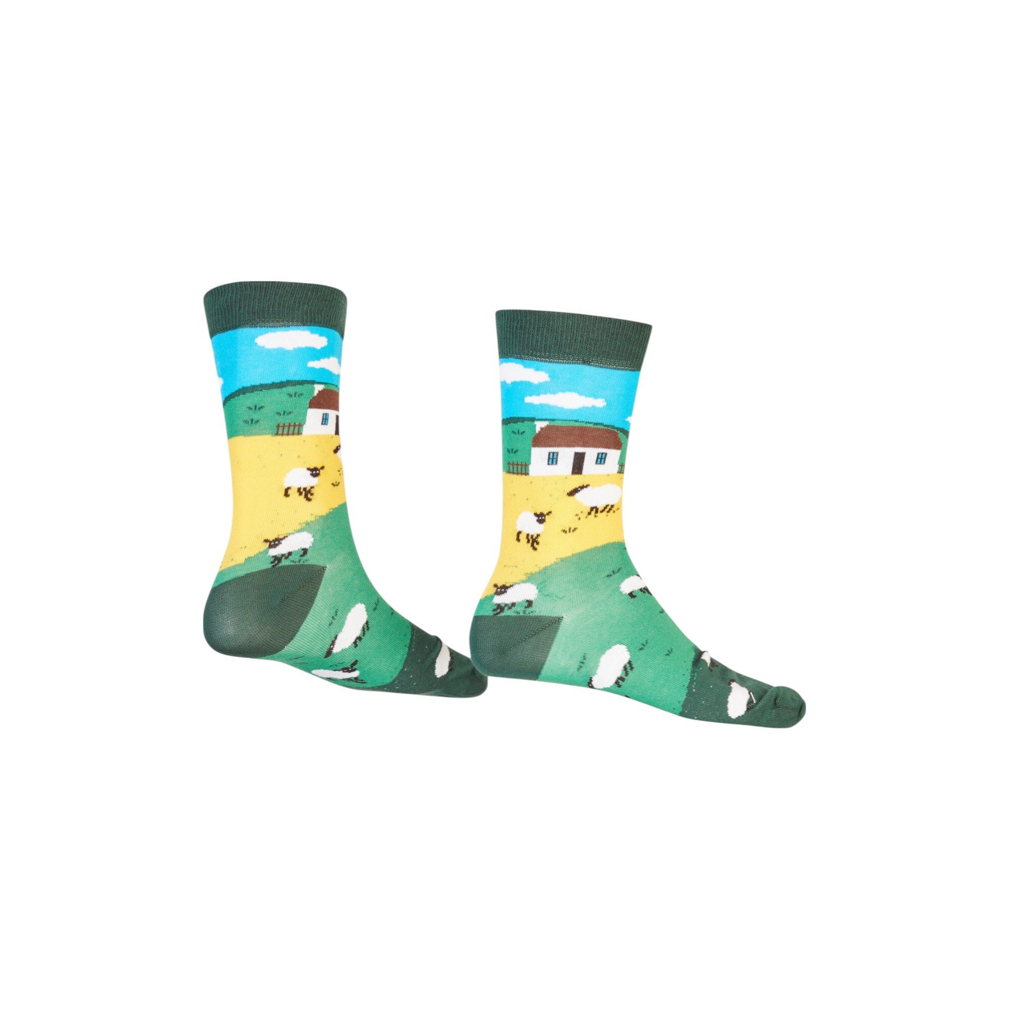 AbgeStrumpft Freizeitsocken Abgestrumpft Socken Schaf (1 Paar, 1-Paar, 1 Paar) lustiges Design – Bild 3 von 5
