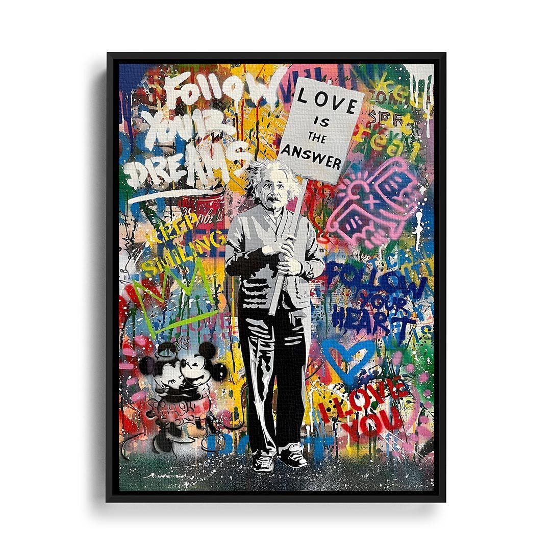 Wandbild Love is the Answer