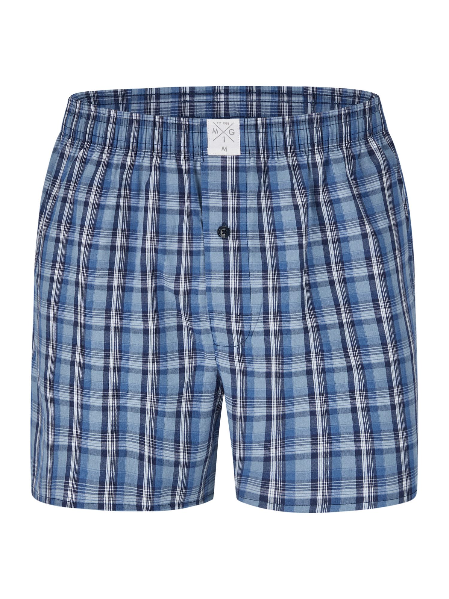 MG-1 Boxer Classics (6-St) American Boxershorts - weit geschnitten - Knopfleiste