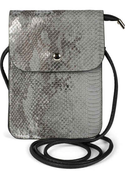 styleBREAKER Mini Bag (1-tlg), Mini Umhängetasche in Schlangenleder Optik
