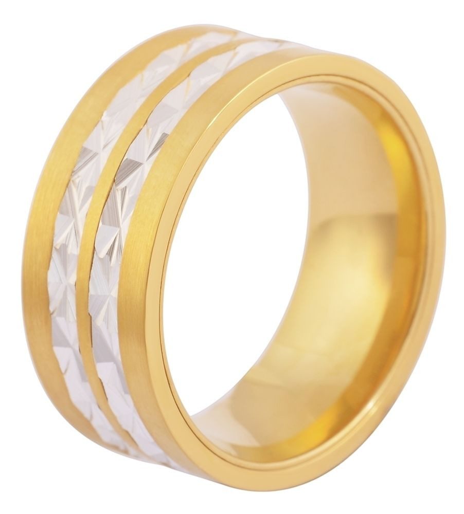 AKZENT Fingerring Dahab Edelstahl gold Damen, Damen Ring günstig online kaufen